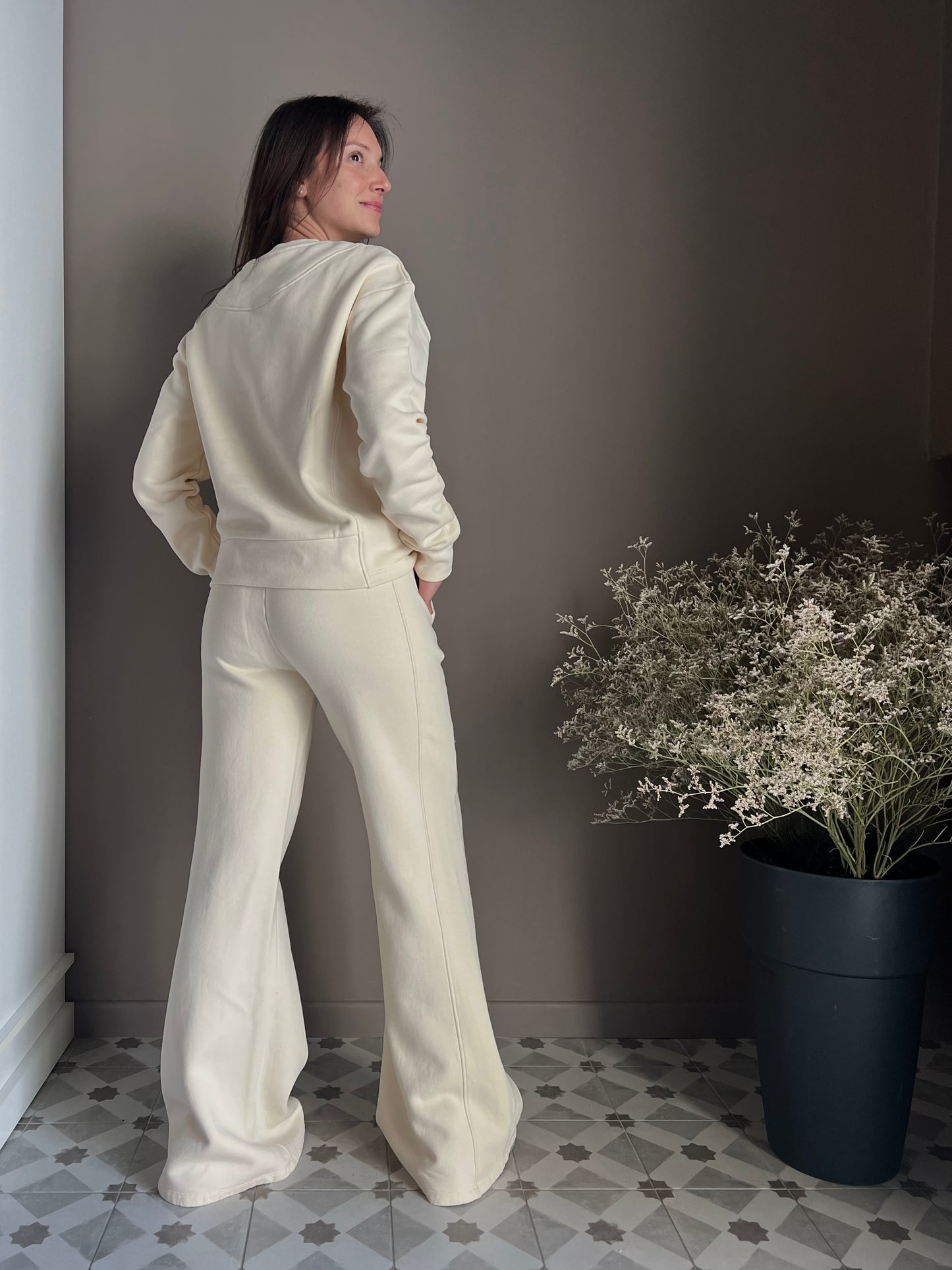 Pantalone in felpa a palazzo Patrizia Pepe