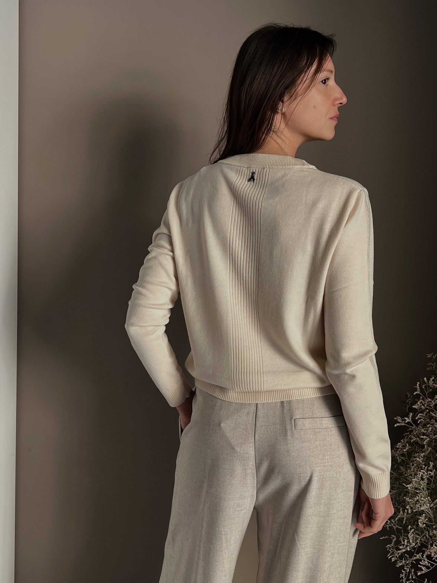 Maglia girocollo Patrizia pepe in pura lana merino