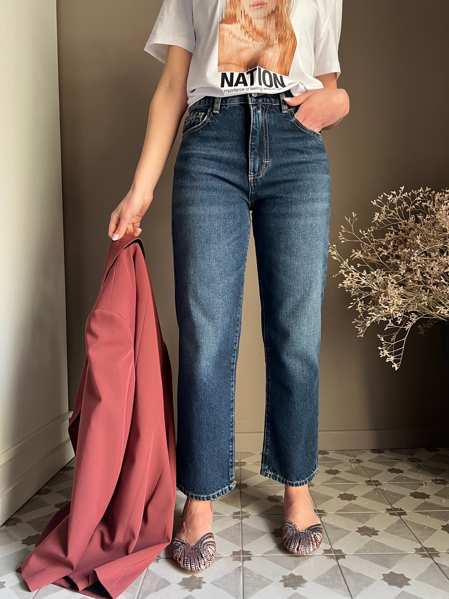 Pantalone Denim Mod Jill Deep Blue