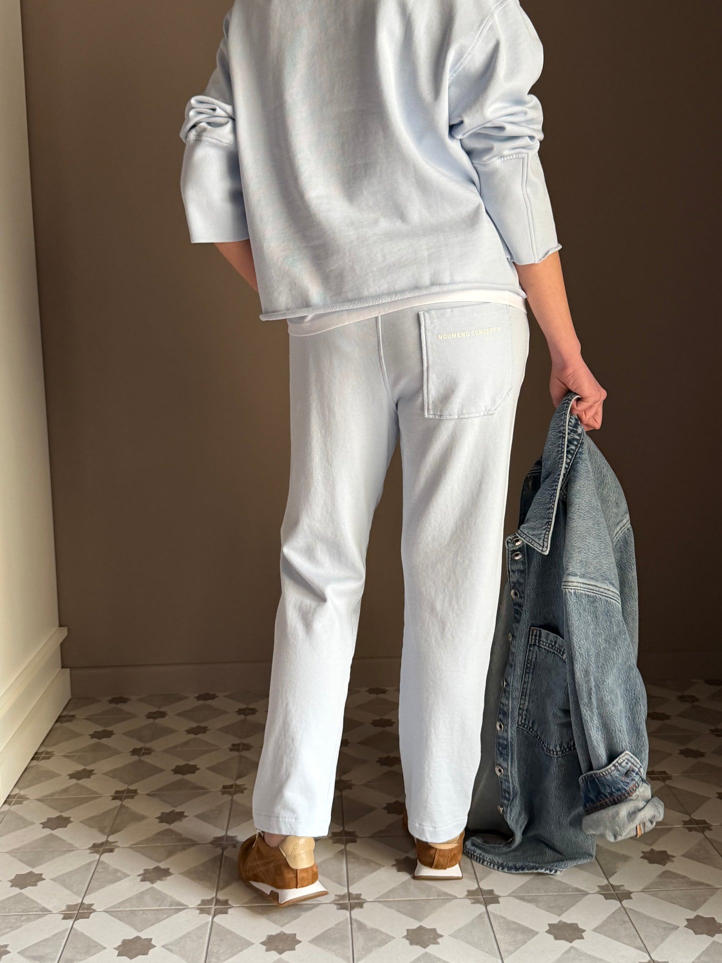 Pantalone in felpa con coulisse