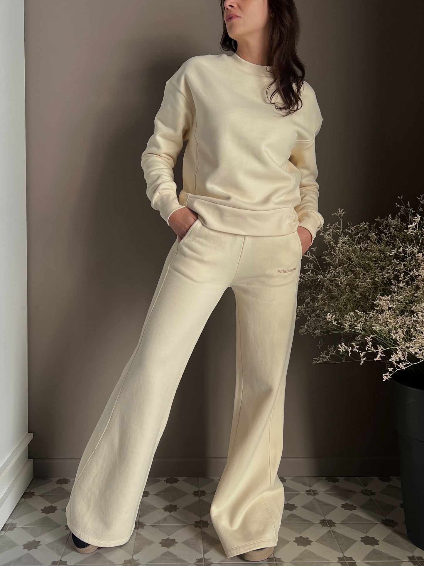 Pantalone in felpa a palazzo Patrizia Pepe