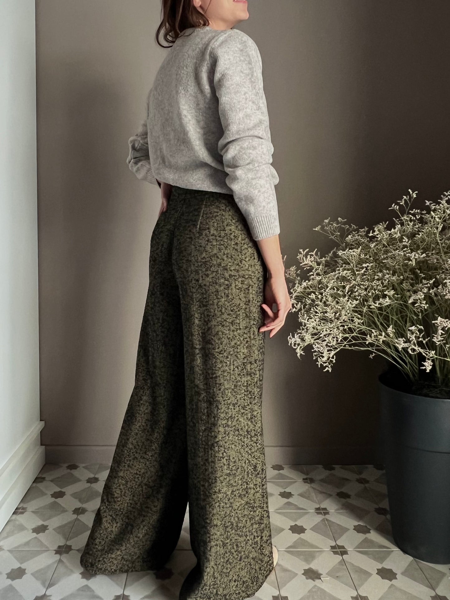 Pantalone palazzo fil-à-fil Alessia Santi