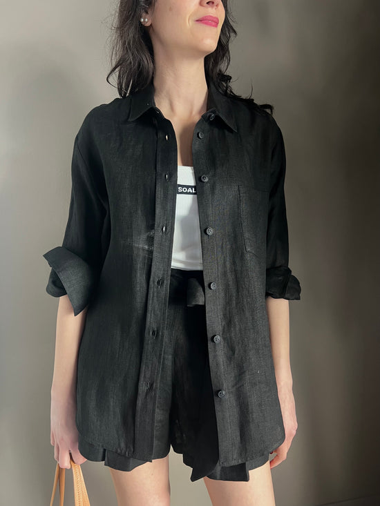 Camicia in lino linea maschile