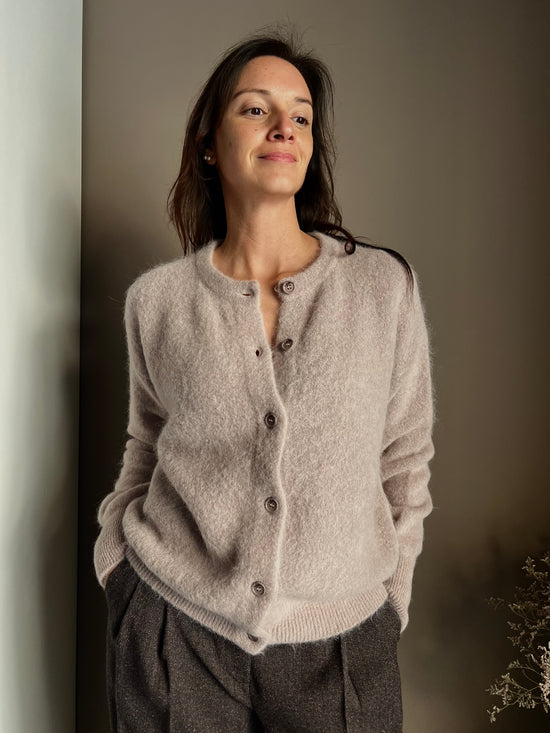 Cardigan soffice in alpaca So Allure