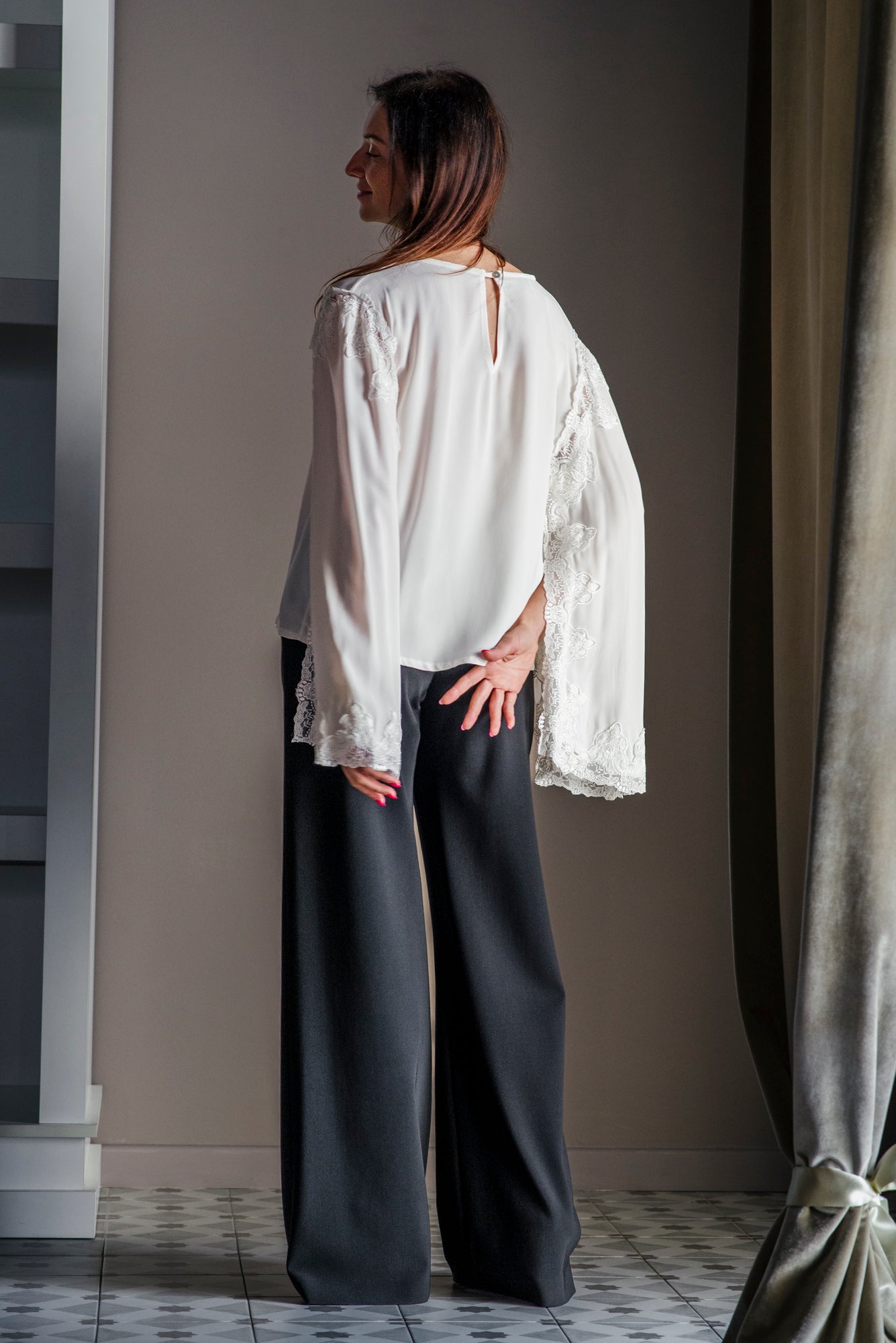 Blusa pizzo