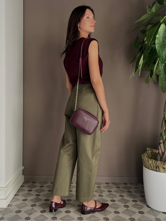 Pantalone jeans a baloon ivy green