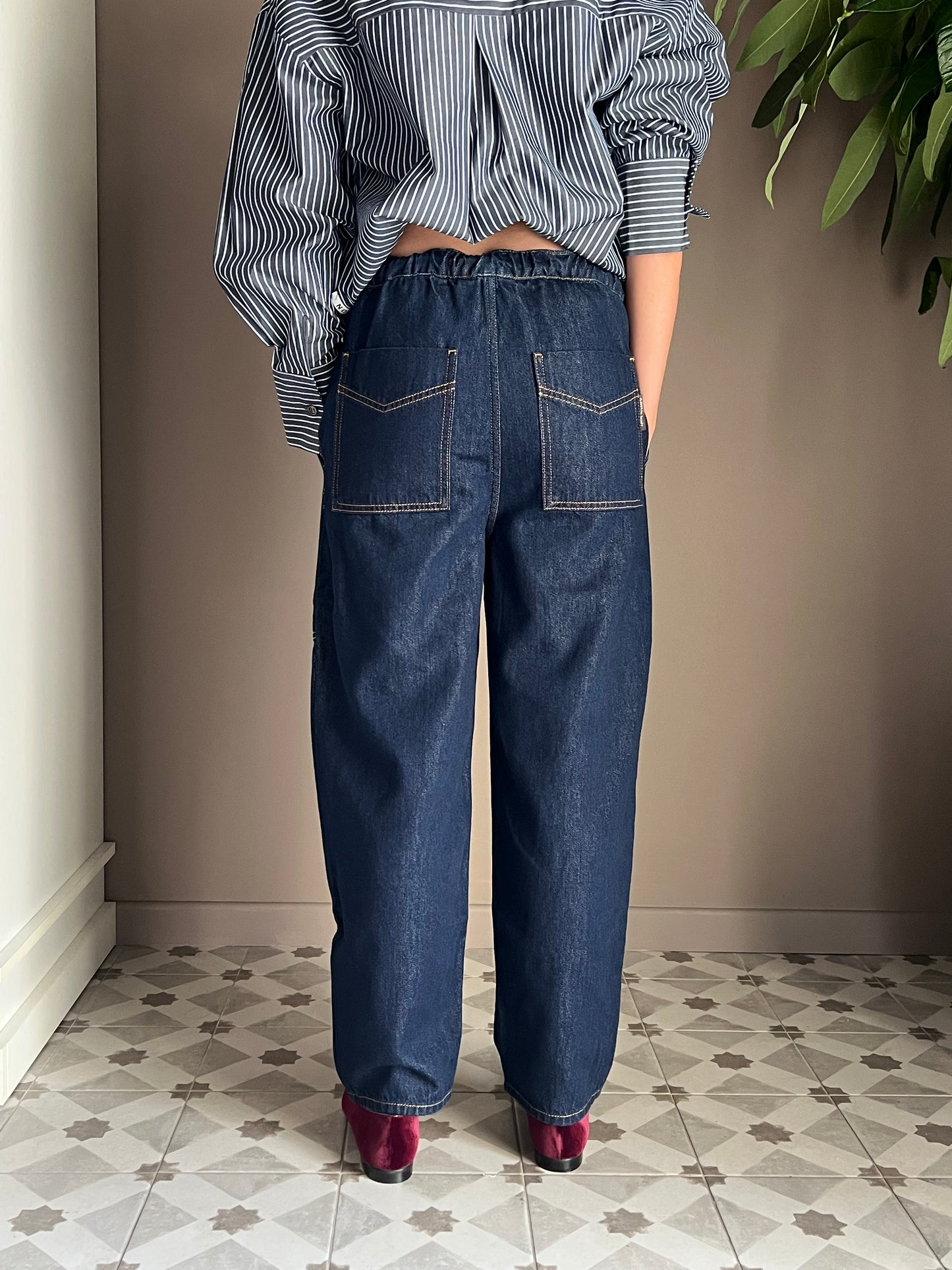 Pantalone denim Alessia Santi