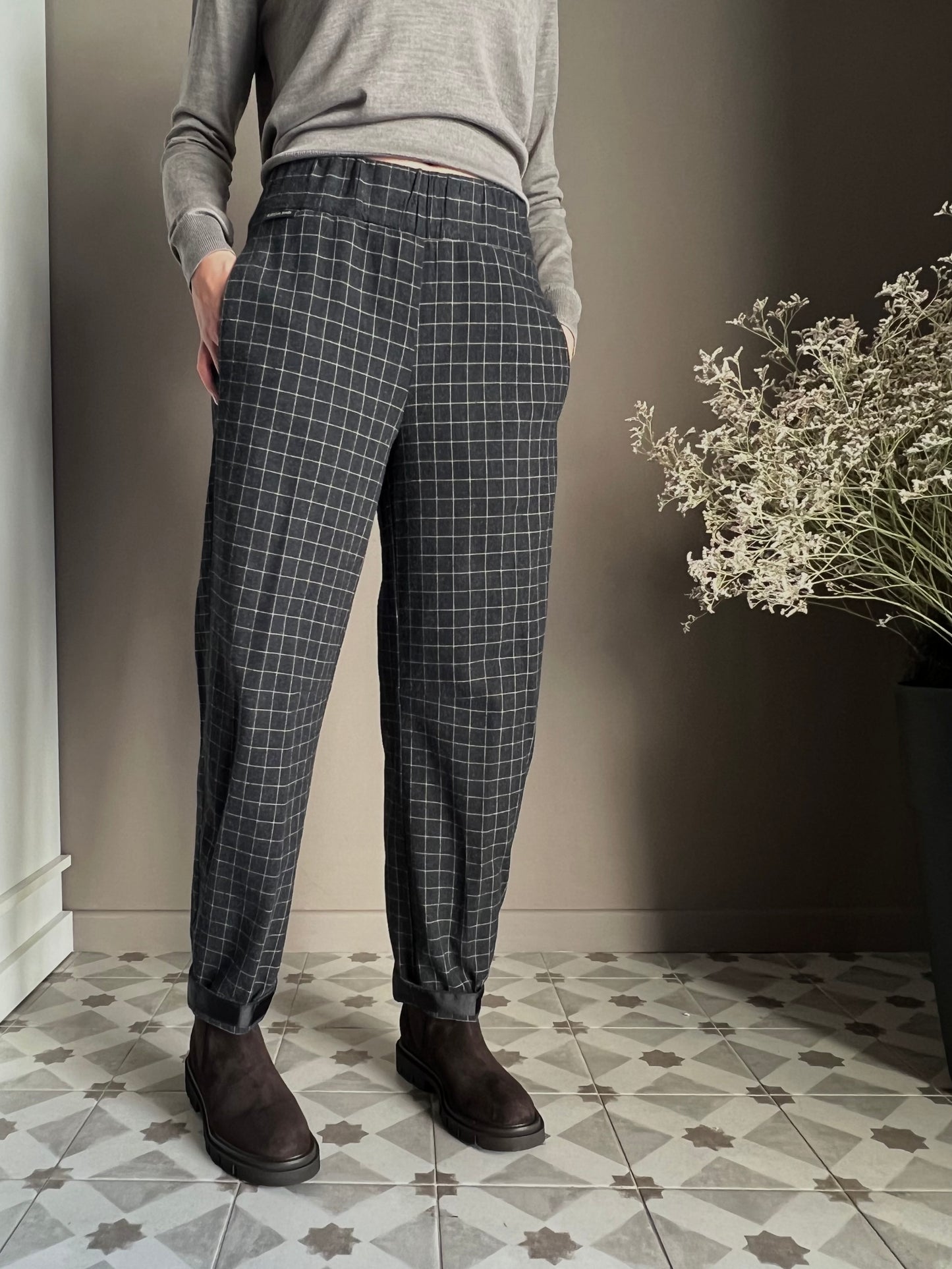 Pantalone Smart-casual Ceck Alessia Santi