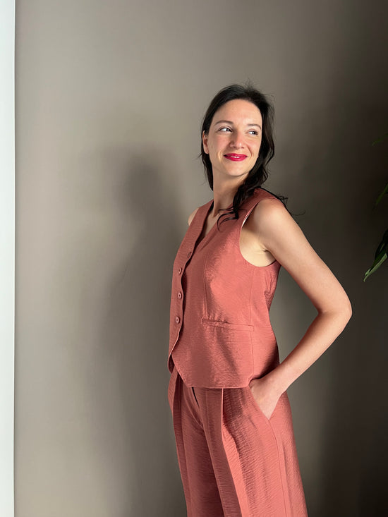 Gilet in viscosa