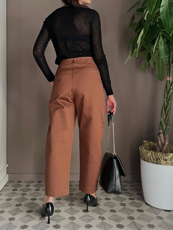 Pantaloni jeans a baloon Earth Brown