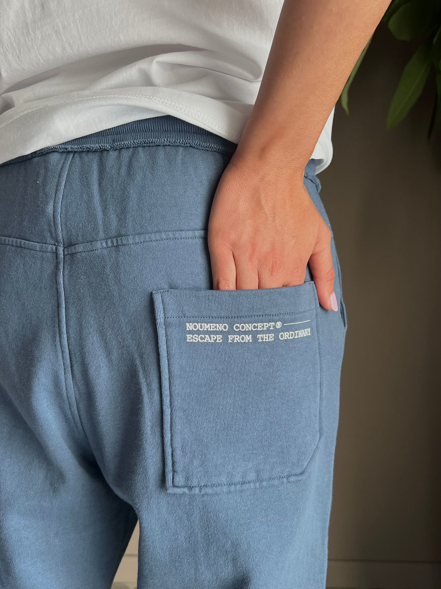 Pantalone in felpa indingo