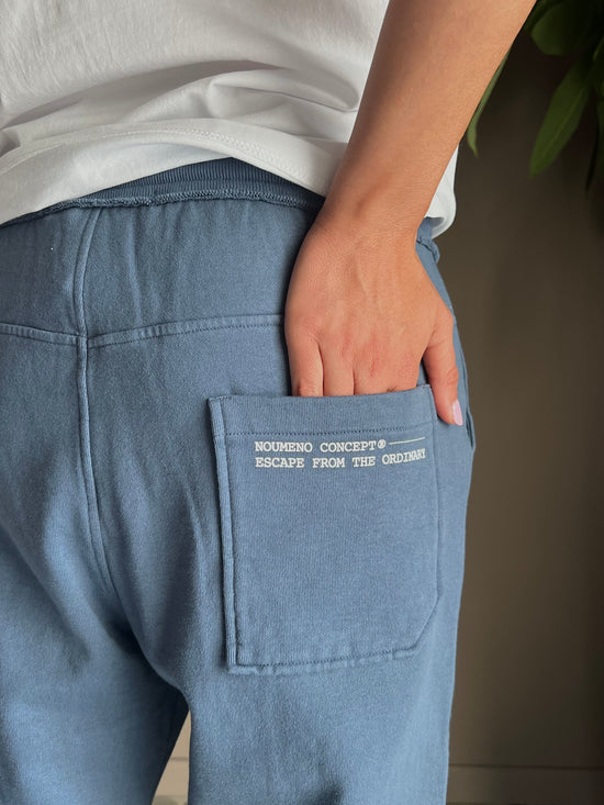 Pantalone in felpa indingo