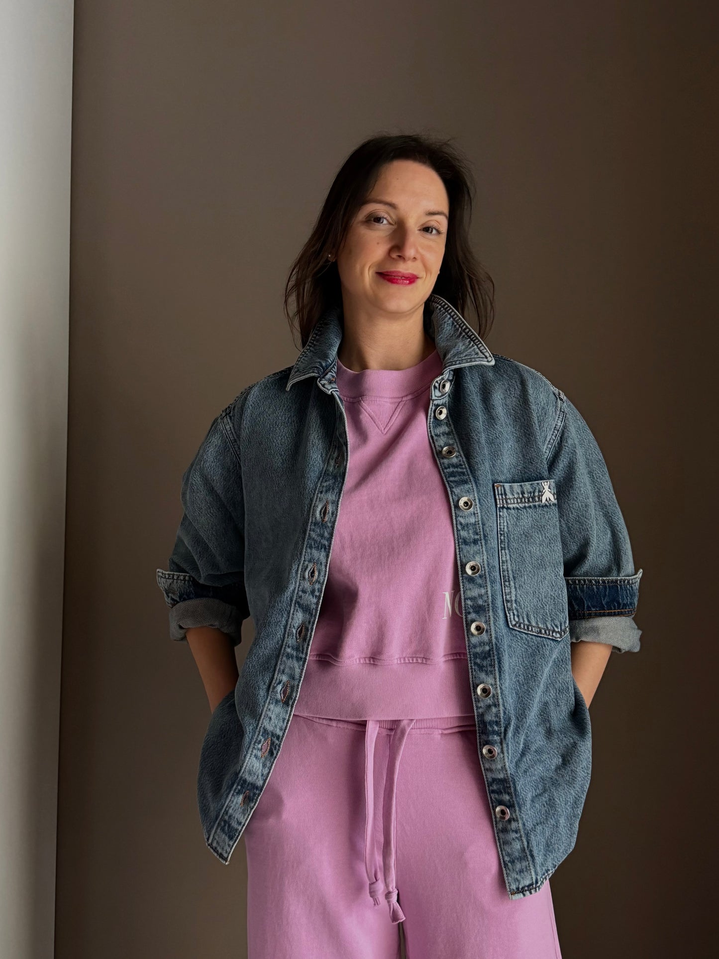 Camicia denim over Patrizia Pepe