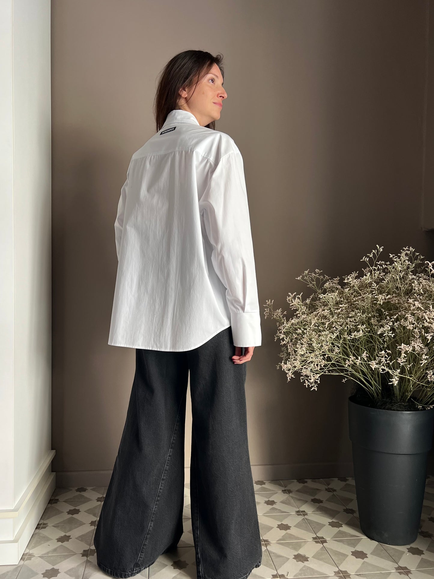 Camicia over in cotone