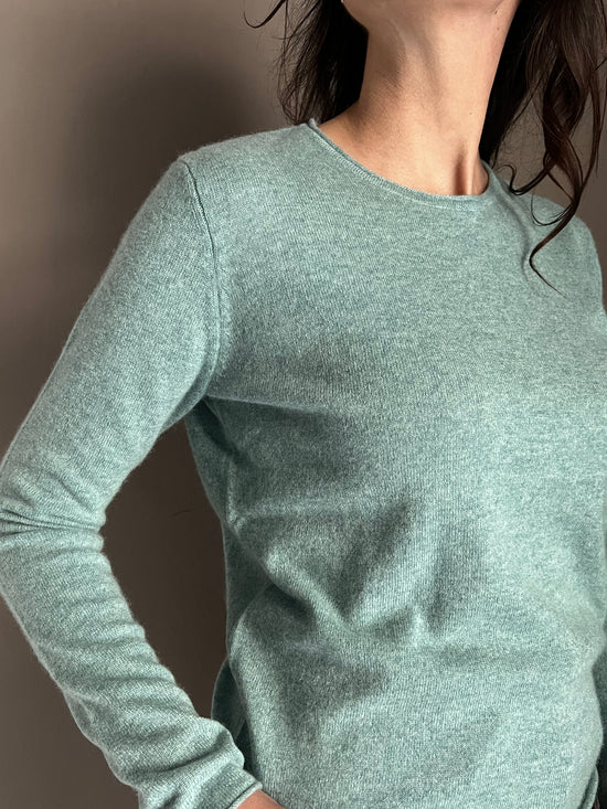 Maglia basic girocollo in 100% cashemire Notshy