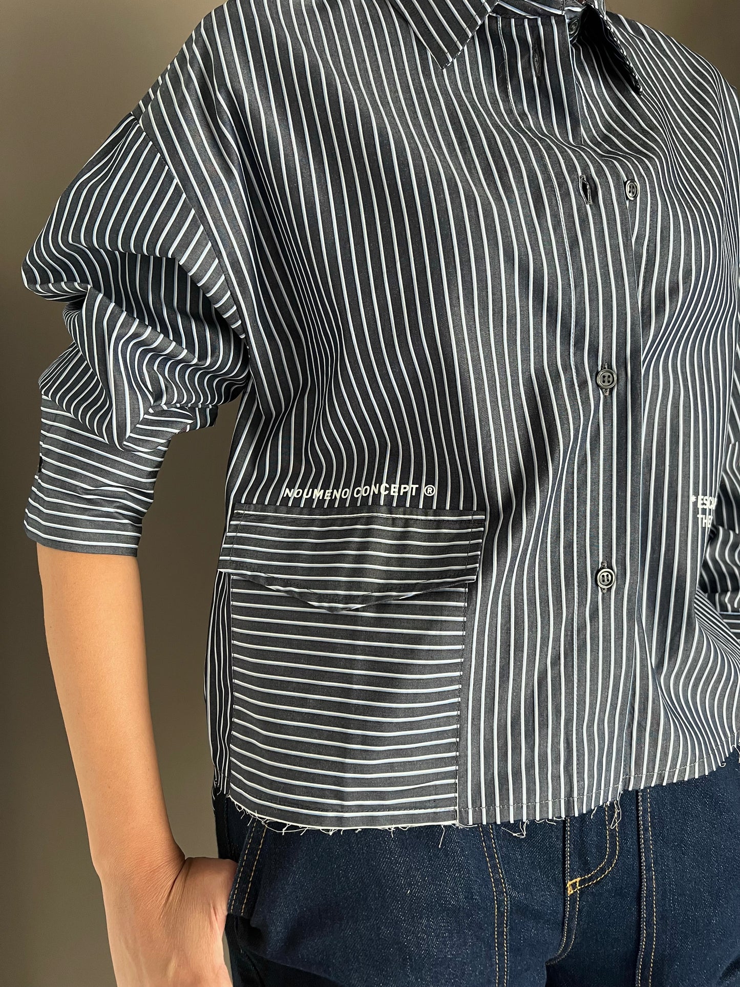 Camicia gessata Noumeno Concept