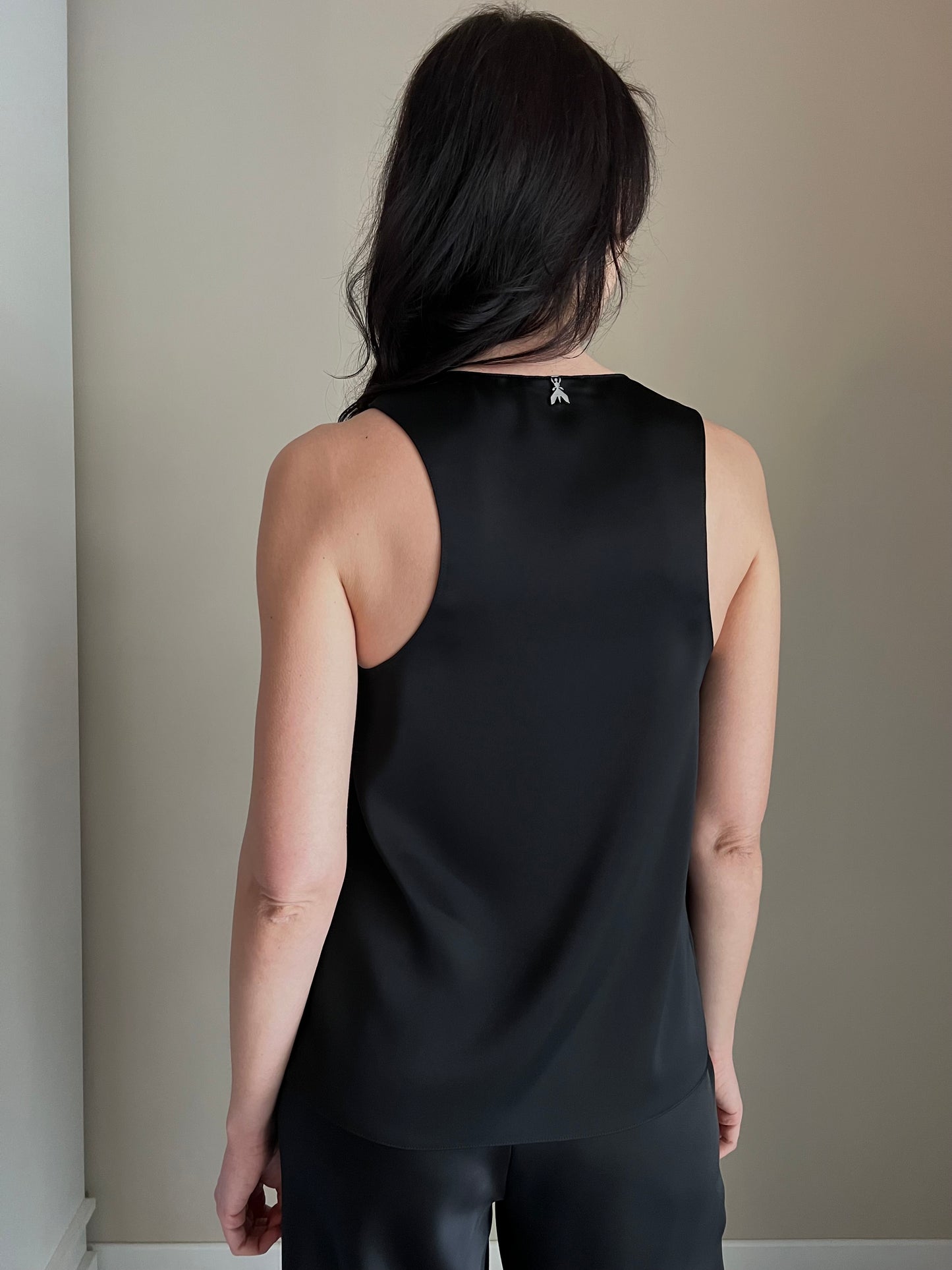 Blusa in raso lucido