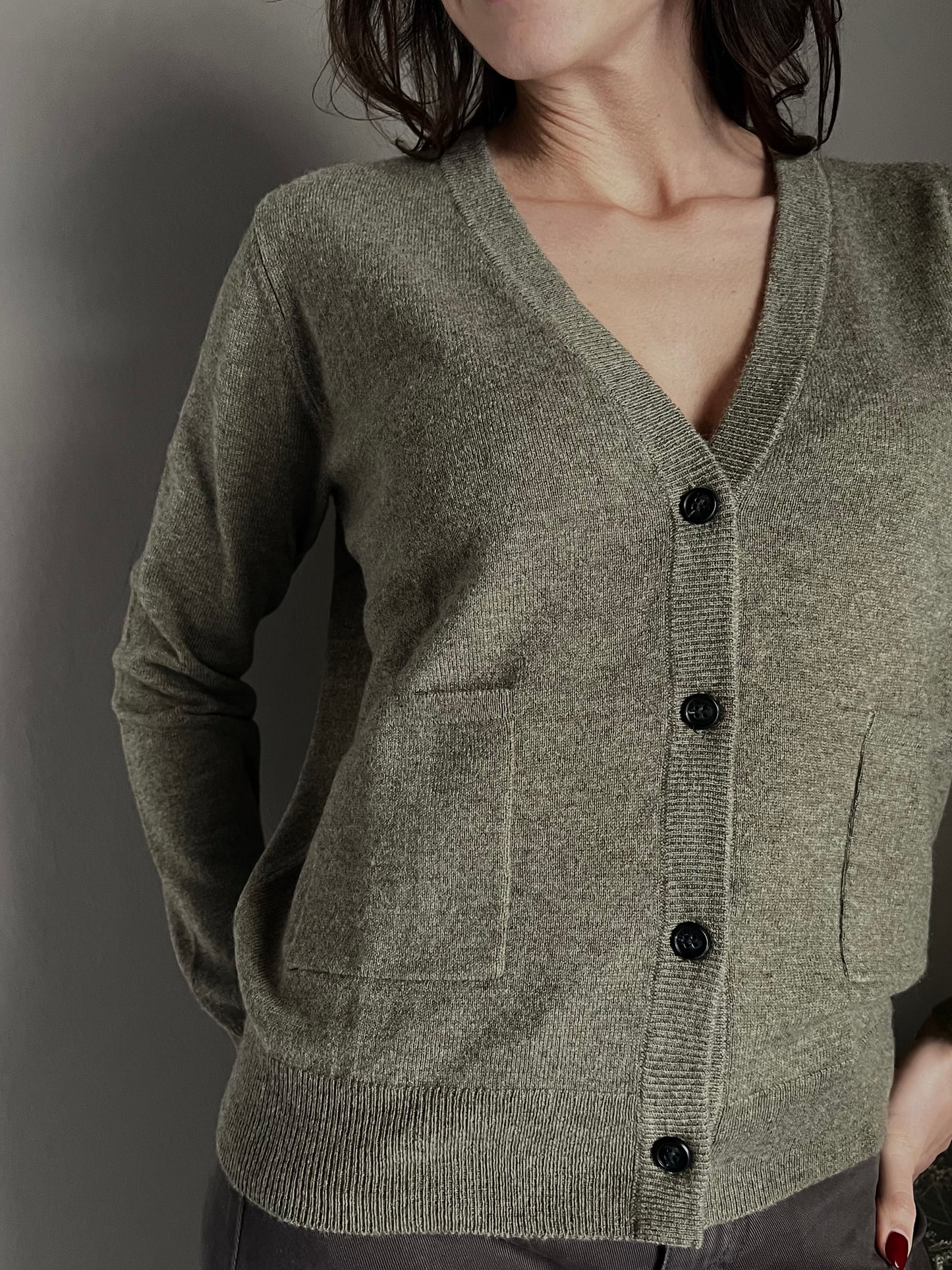 Cardigan in puro cashemire Notshy Salvia