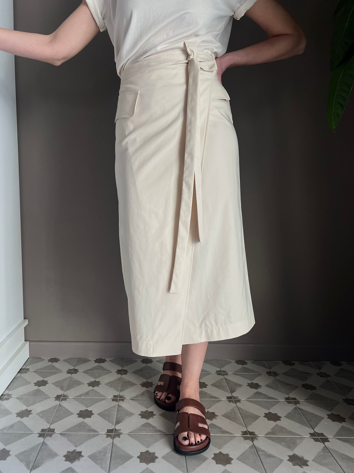 Gonna Midi in cotone di So Allure