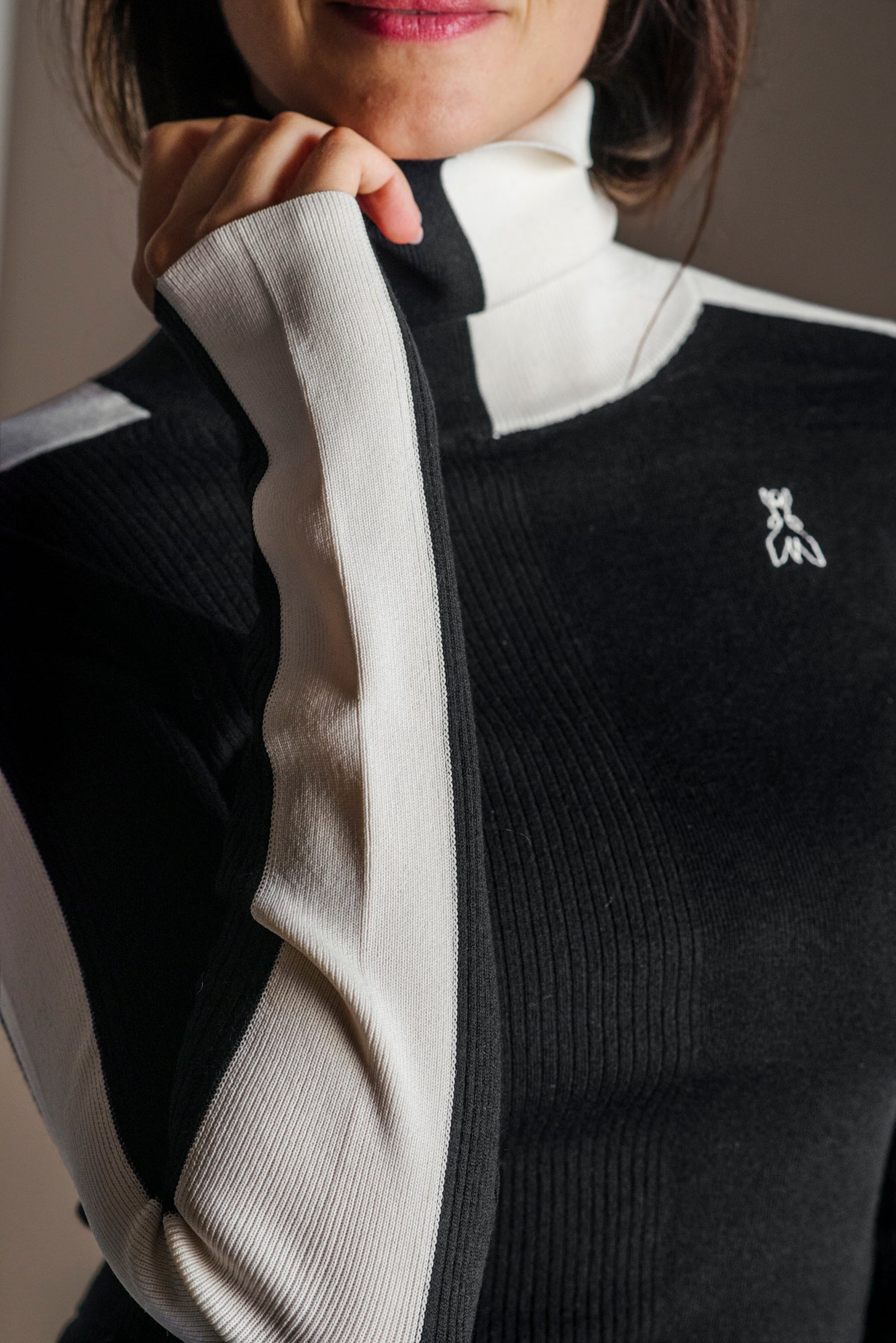 Maglione Dolcevita Bicolor – Patrizia Pepe