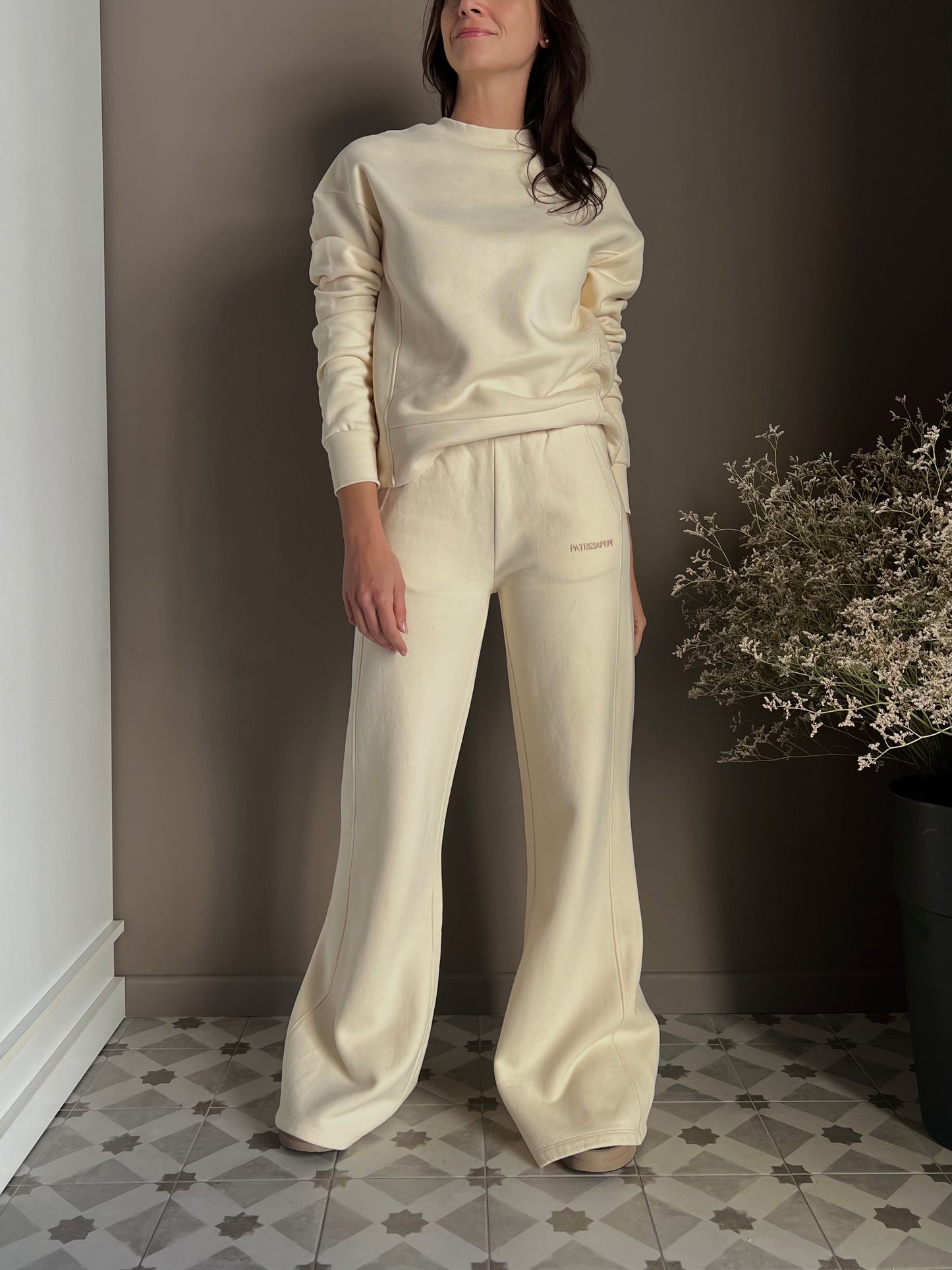Pantalone in felpa a palazzo Patrizia Pepe