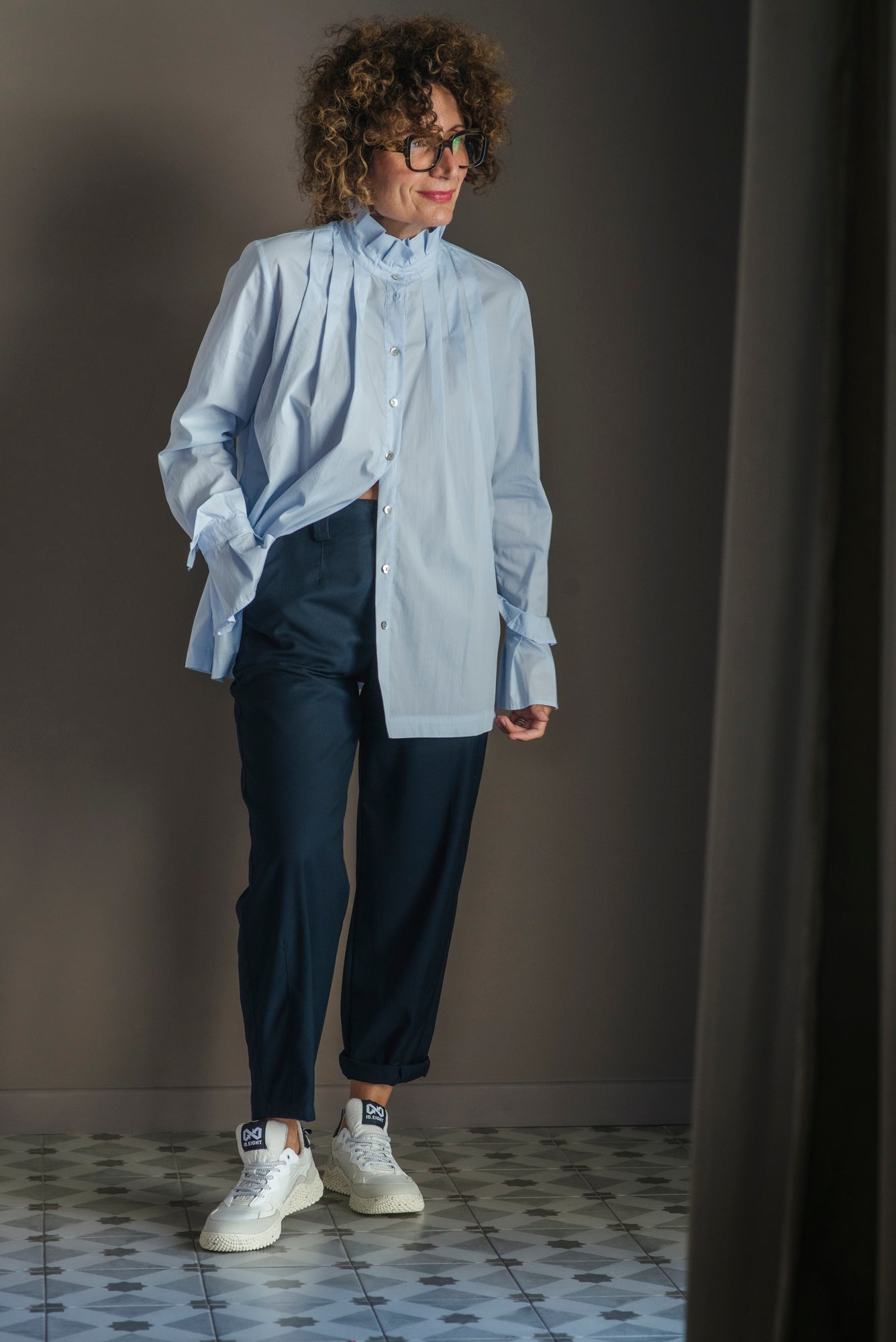 Pantalone Mod. Alessia Bly Navy