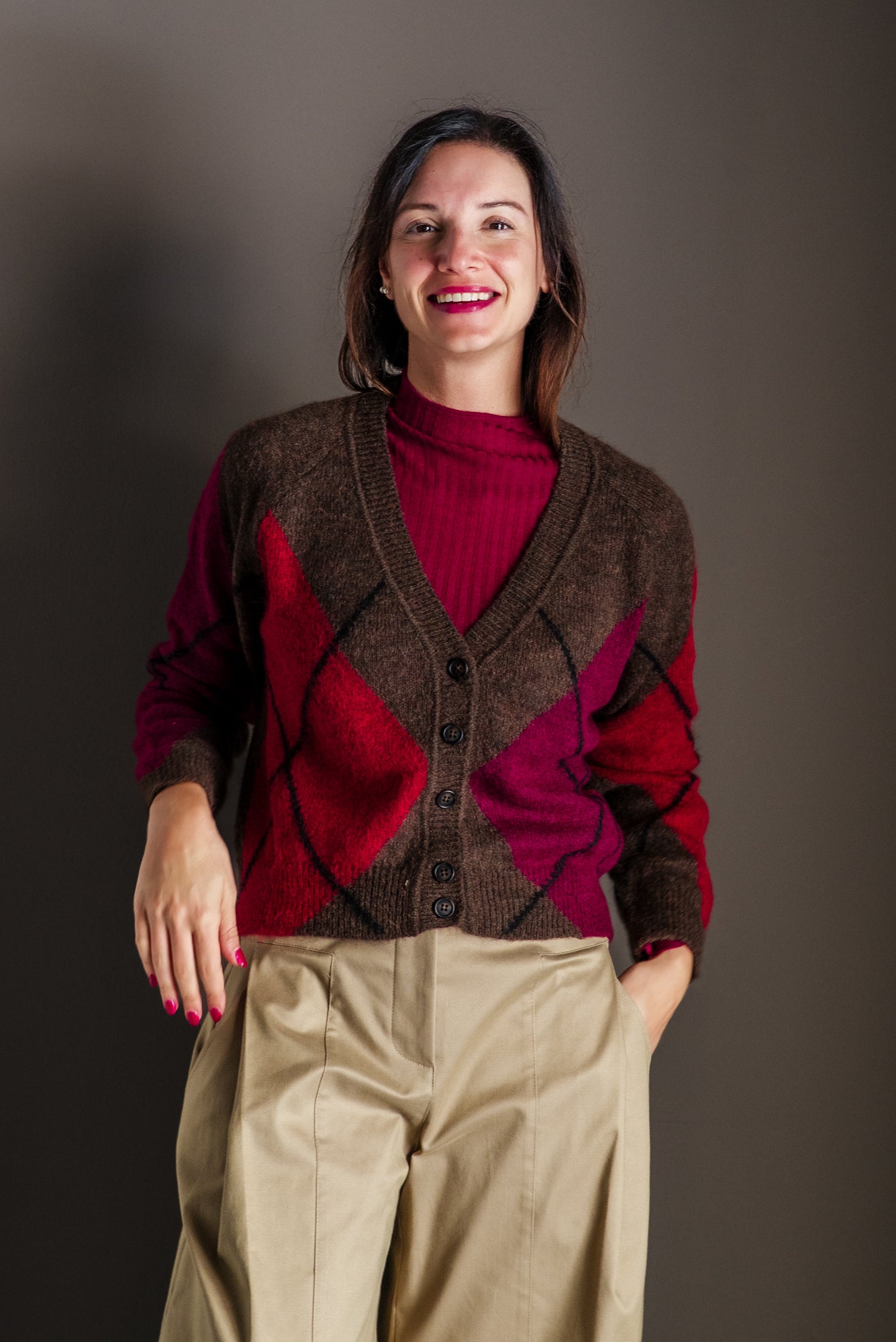 Cardigan a Rombi Nenette