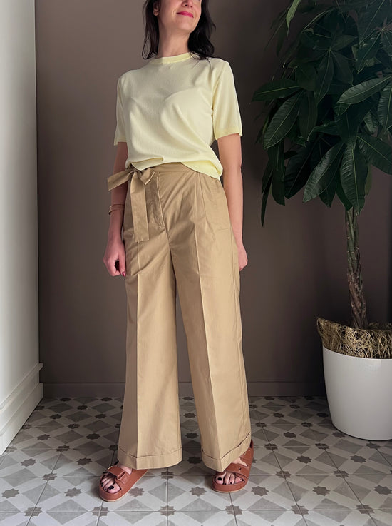 Pantalone in cotone Solo Tre