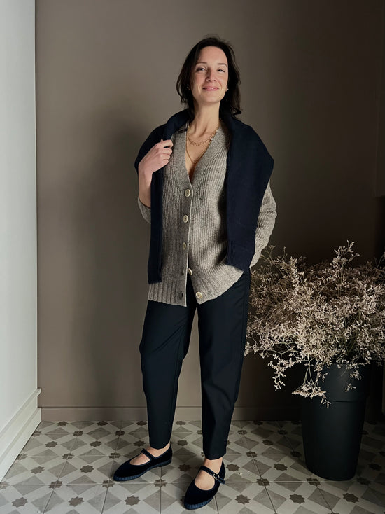 Cardigan oversize mélange Alessia Santi