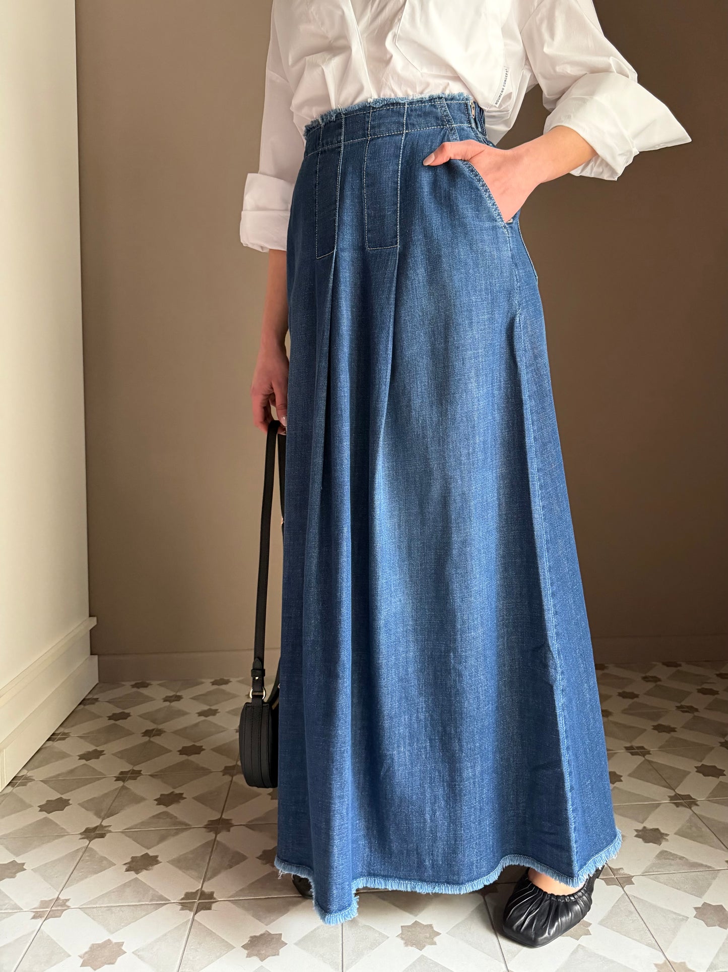 Gonna in denim Noumeno Concept