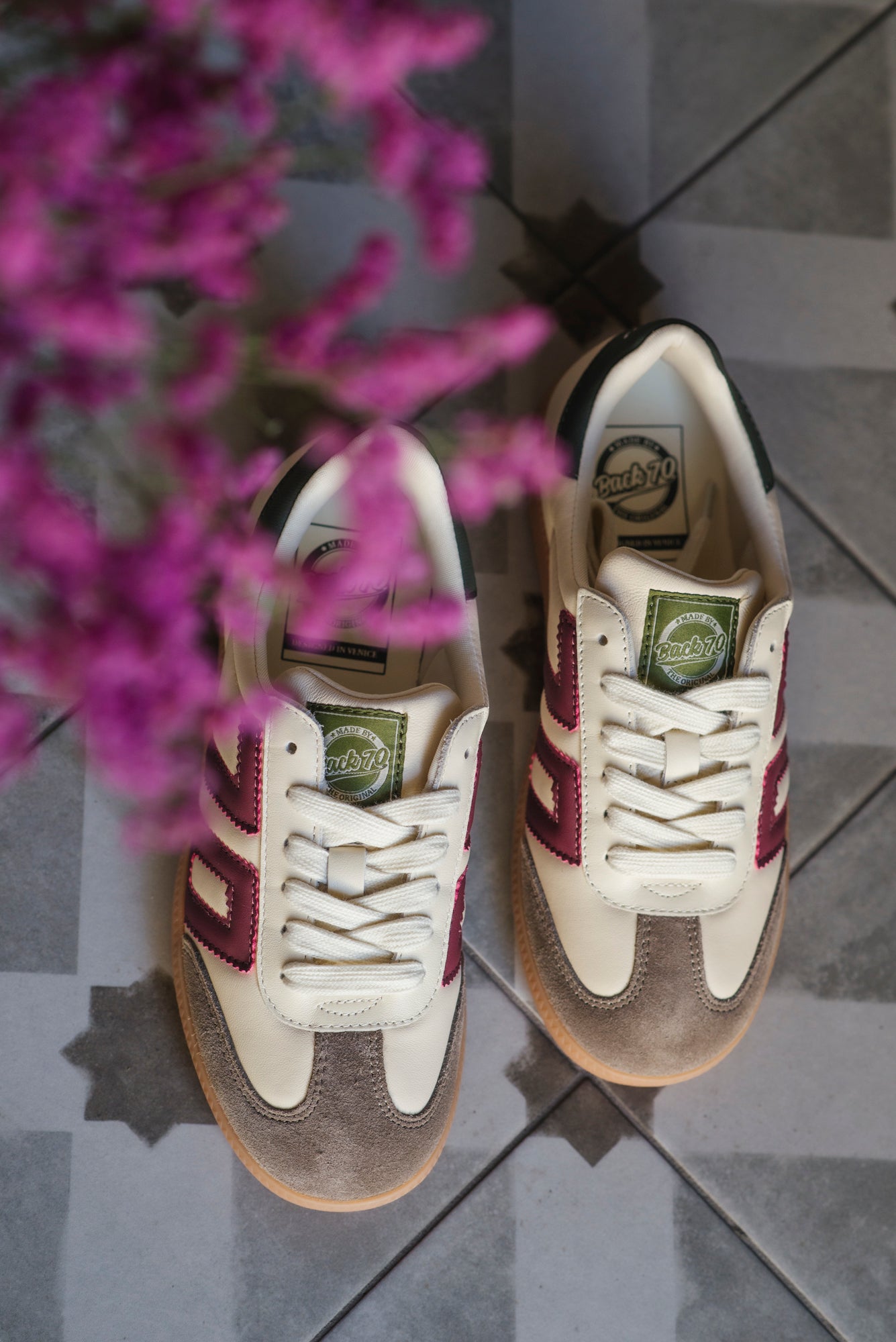 Sneakers in pelle e suede Black 70