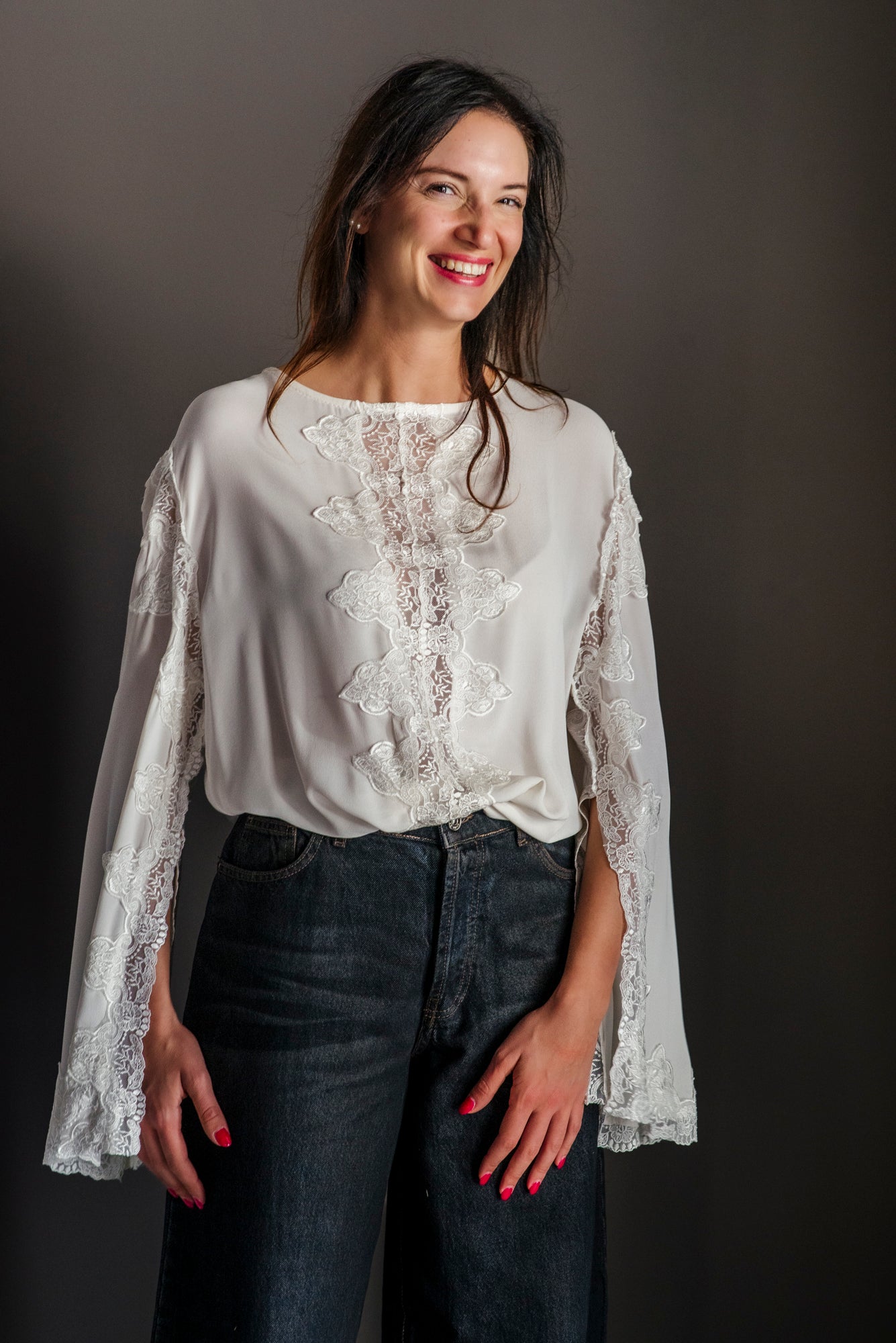 Blusa pizzo
