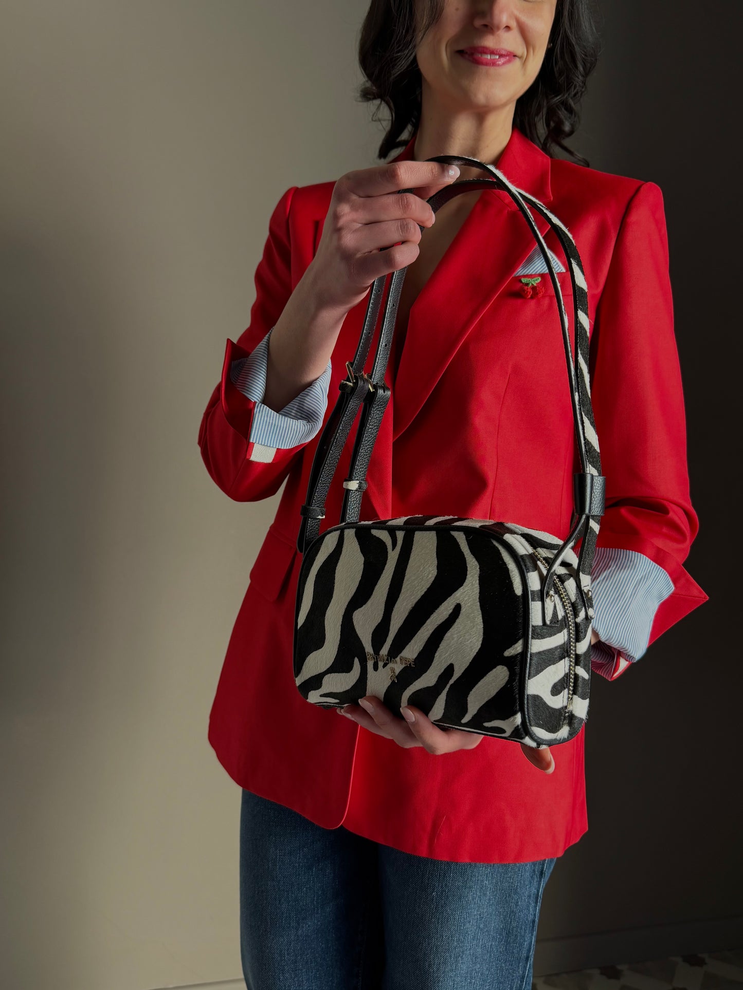 Camera Bag Patrizia Pepe in cavallino