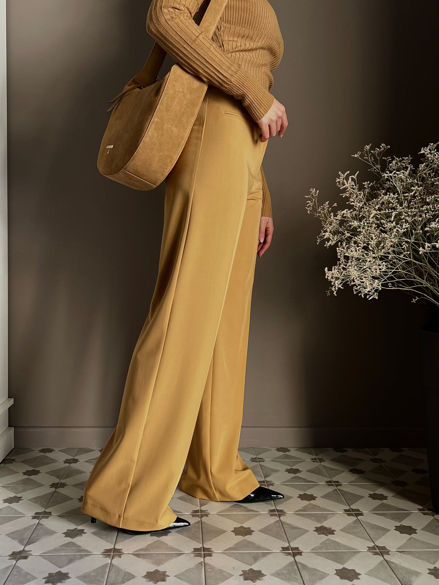 Pantalone fluido Urban beige