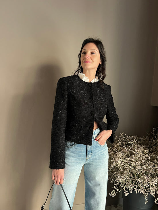 Giacca in tweed lurex