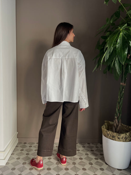 Camicia in cotone Noumeno Concept bianca