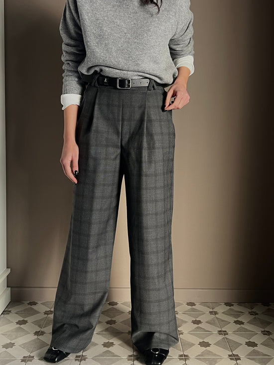 Pantalone a palazzo Ceck antracite