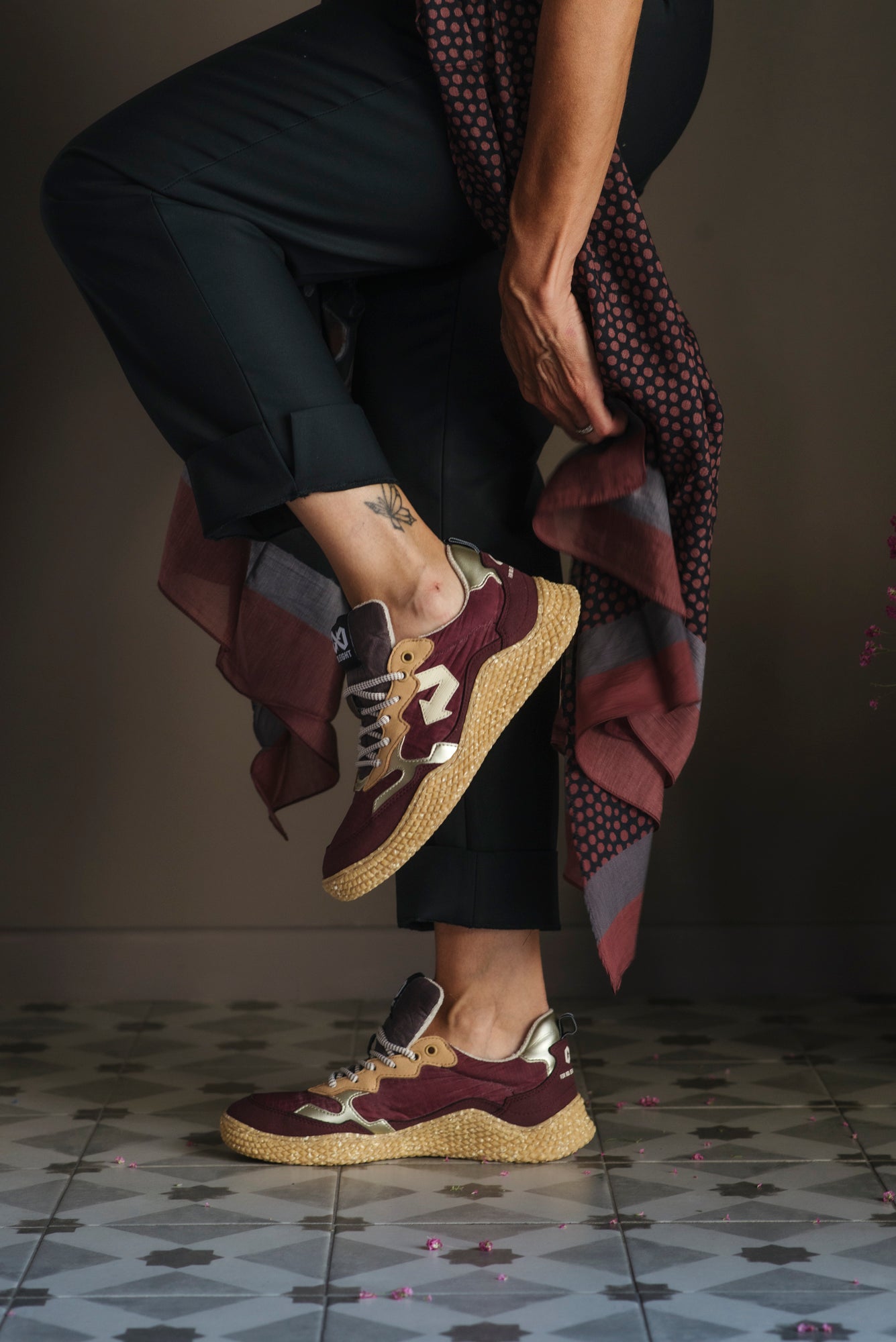 Sneakers ID.Eight Hana Merlot