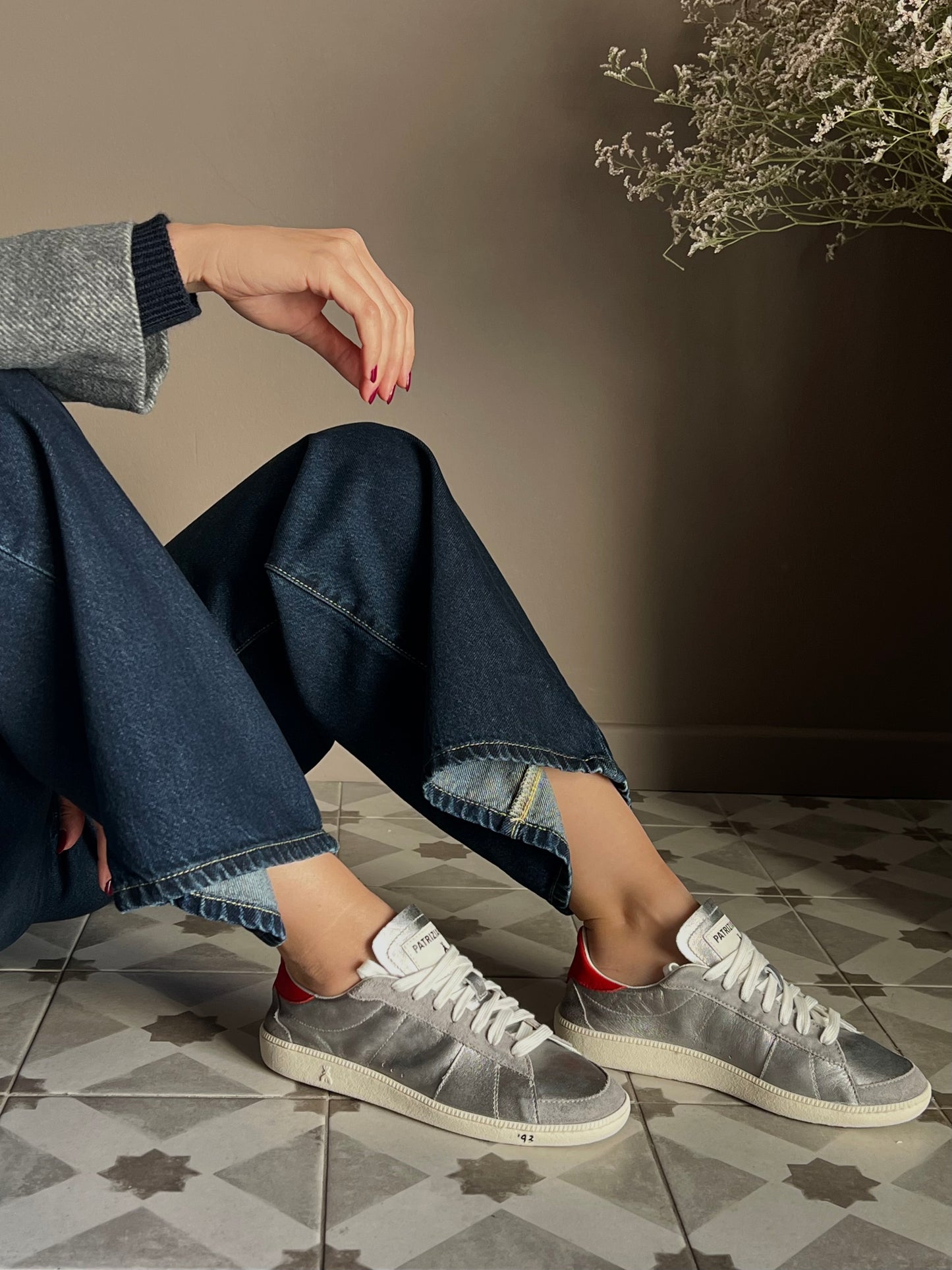Sneakers Skin ‘93 in nappa laminata