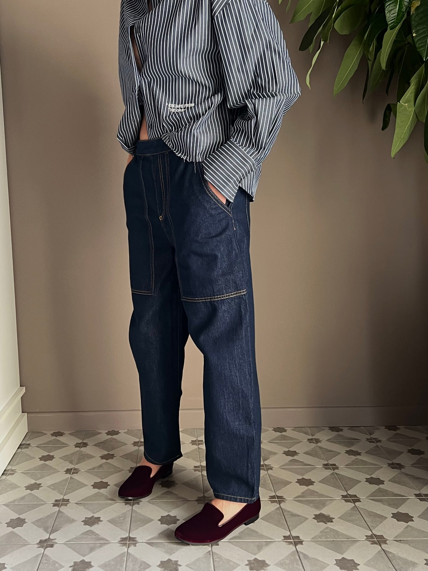 Pantalone denim Alessia Santi