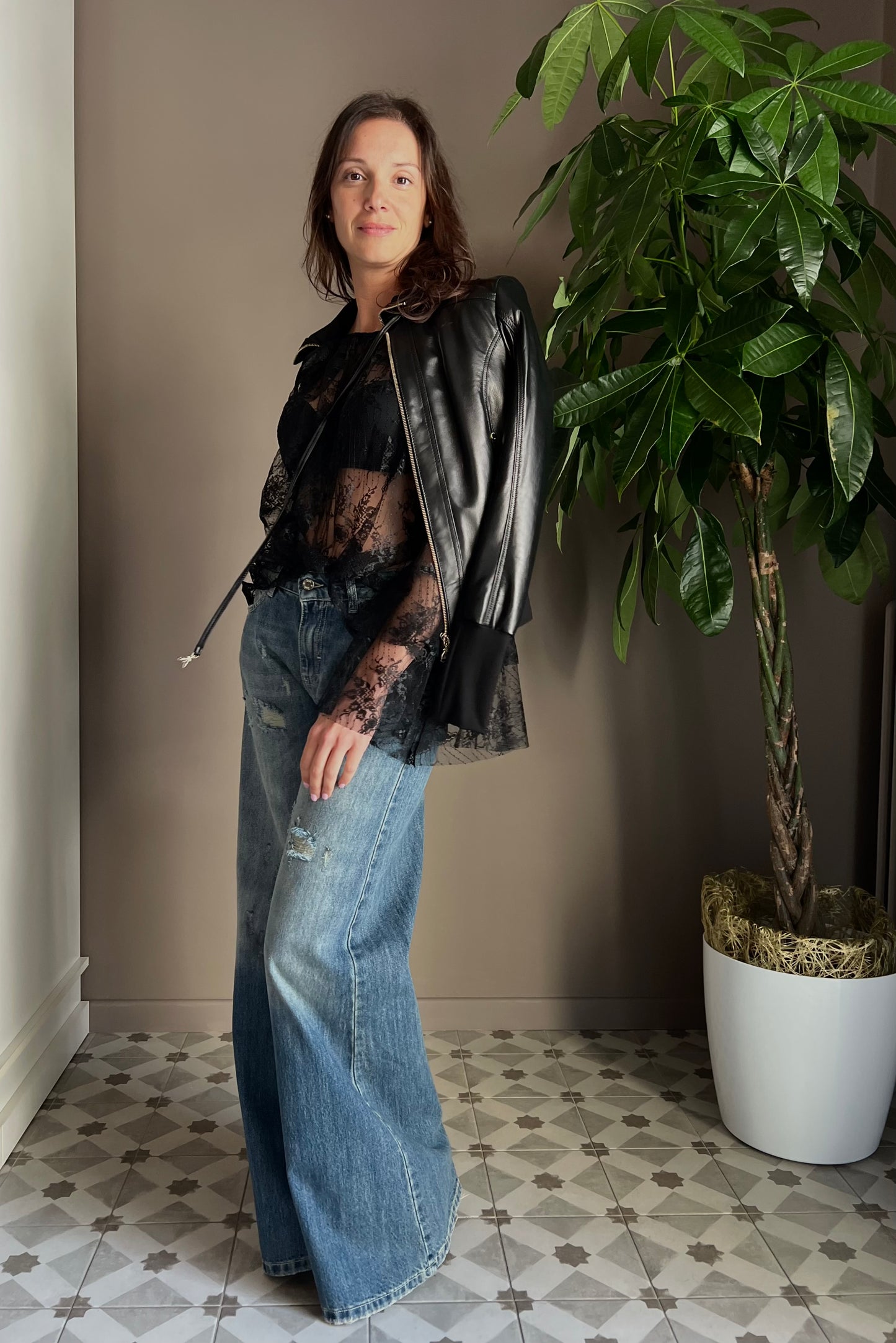 Giacca in pelle