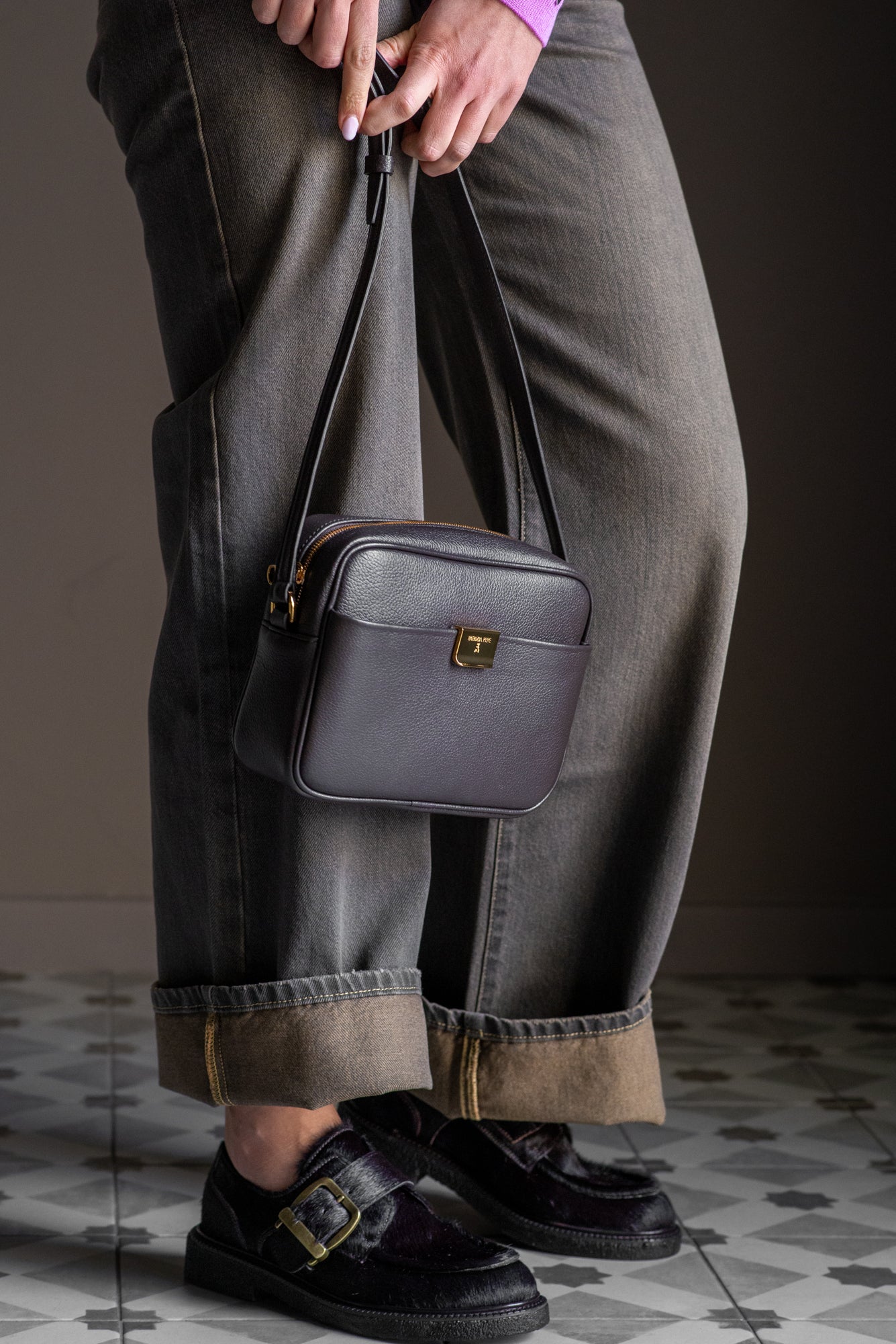 Mocassino monkstrap in cavallino moro