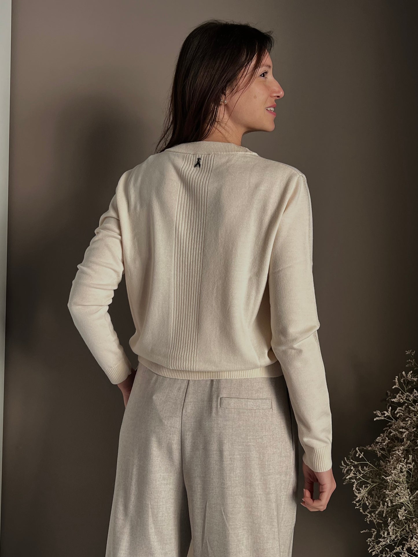 Maglia girocollo Patrizia pepe in pura lana merino