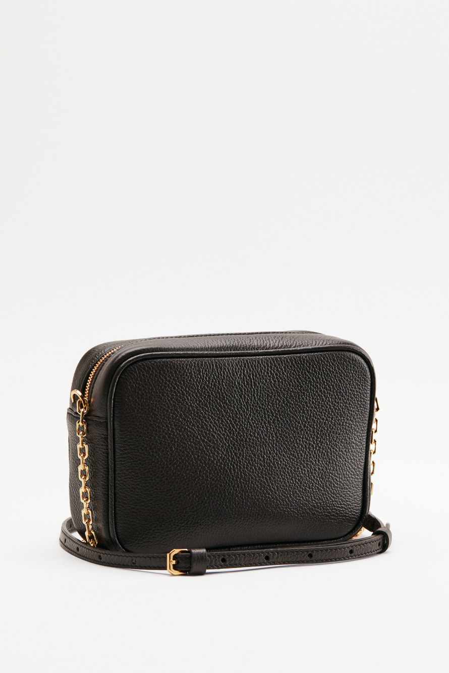 Borsa Crossbody in Pelle Patrizia Pepe Moro