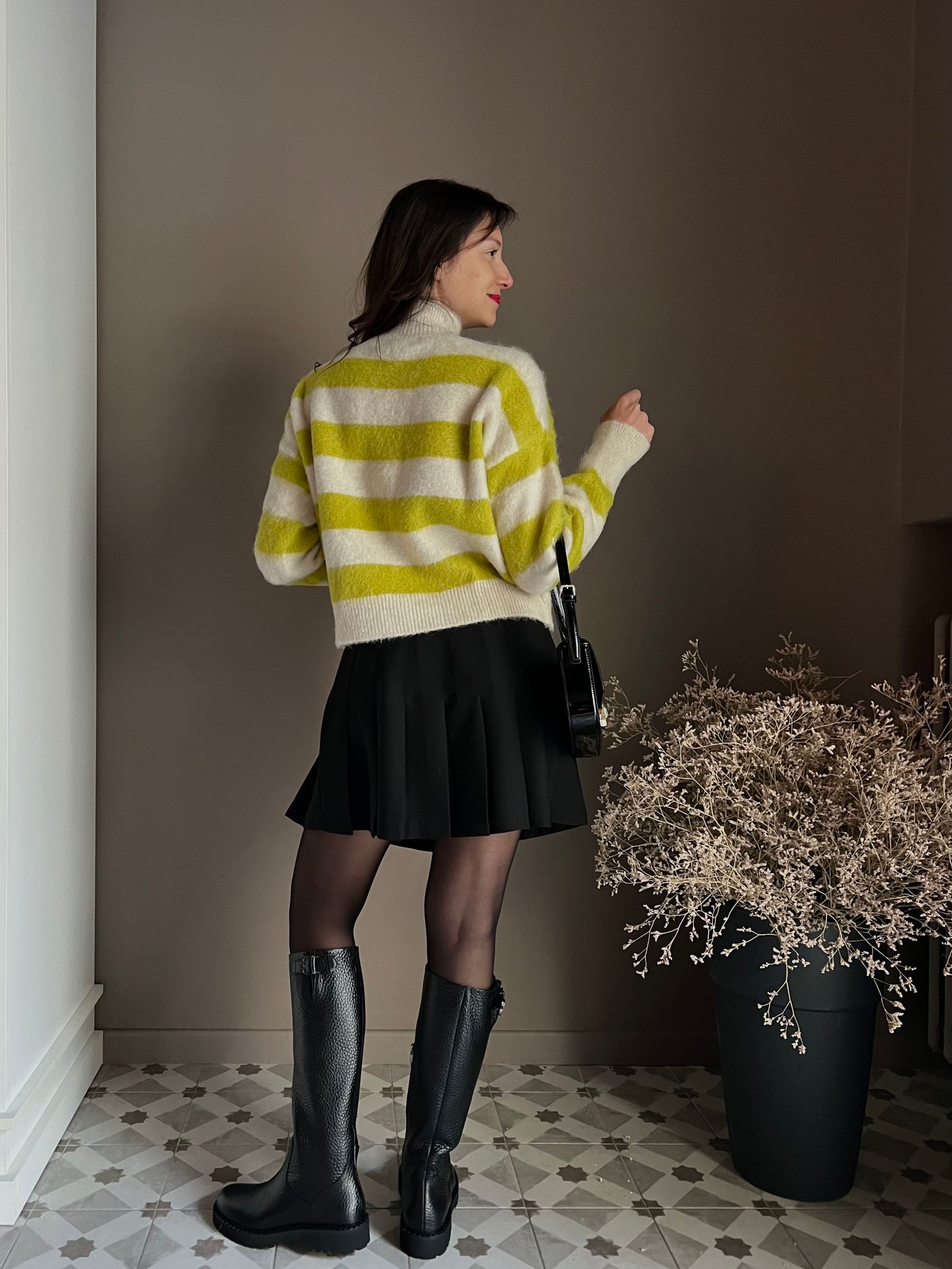 Maglia Christmas Mood a righe