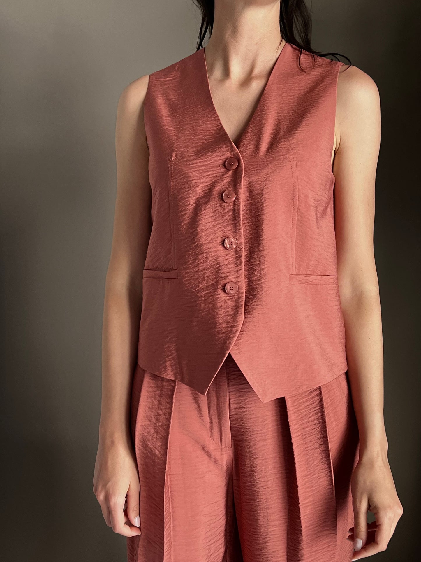 Gilet in viscosa
