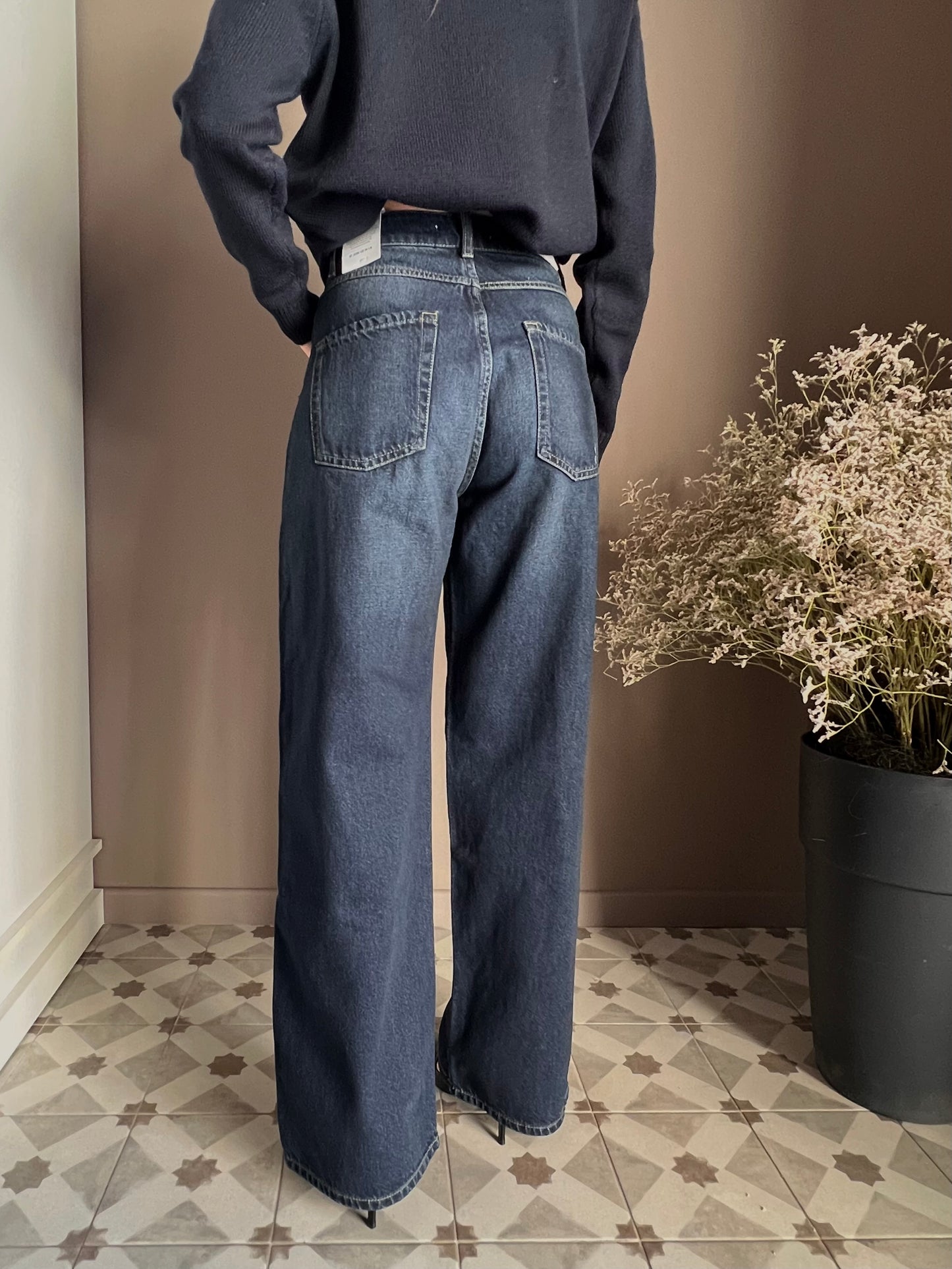 Pantalone Icon Denim Mod.Poppy Blu