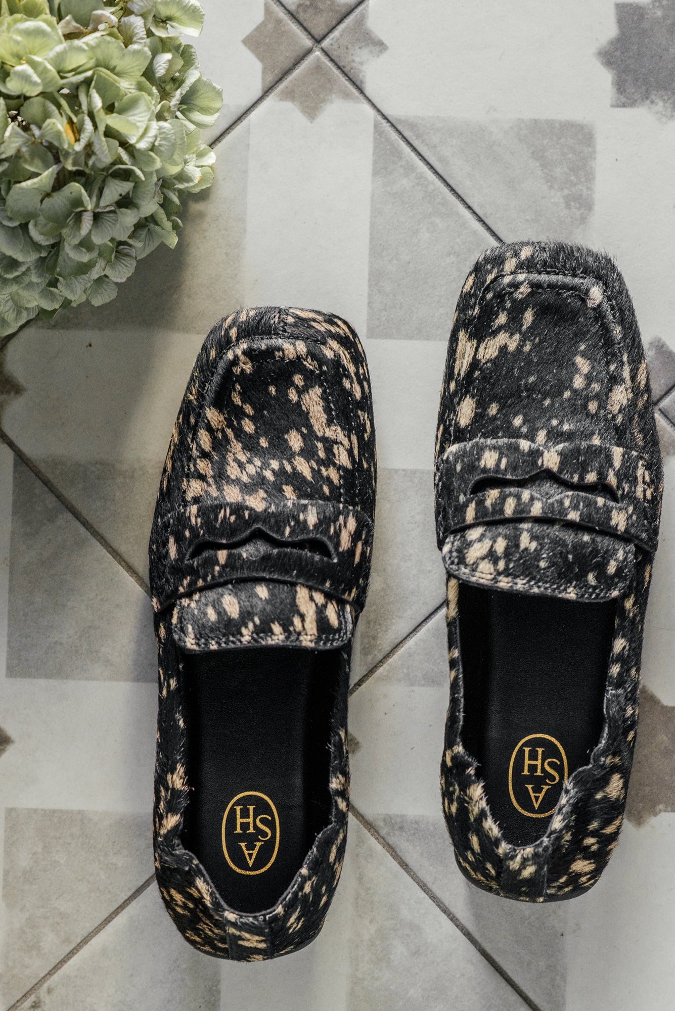 Mocassino Ash in Cavallino Spotted