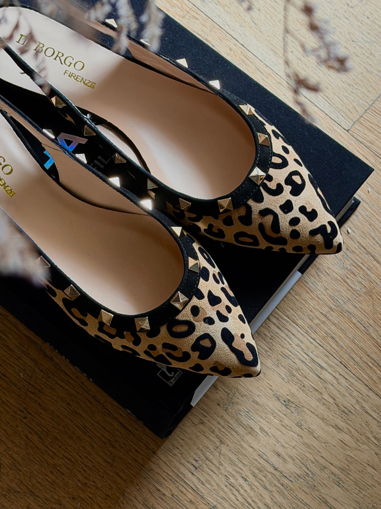 Slingback animalier