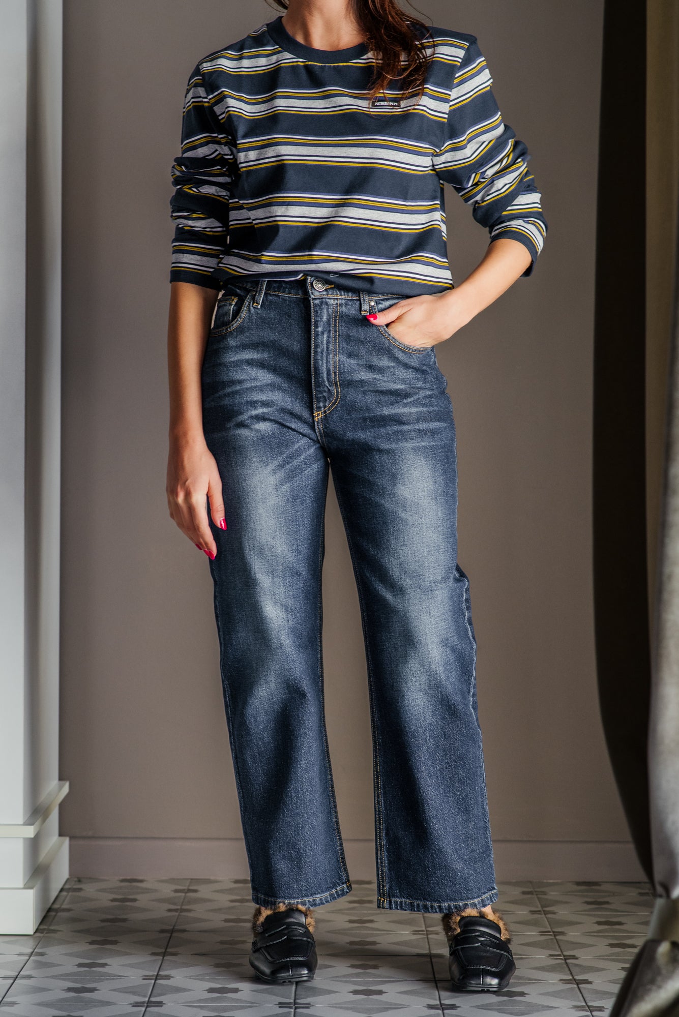 Jeans Straight-Fit God Save Denim